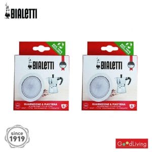 Bialettiชีลยาง+แผ่นกรอง1ชุด ขนาด6ถ้วย 2 ชิ้น(BL-0800040-2)