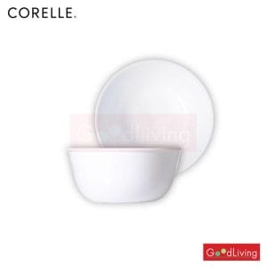 Corelle ชาม ขนาด 900 ml. 6.4 (15.5 cm.) สีขาว 2 ชิ้น C-03-103320-NLP-B2