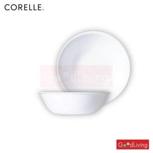 Corelle ชามเสิร์ฟ ขนาด 1 L. 8.5 (21.5 cm.) สีขาว 2 ชิ้น /C-03-432-NLP-B2